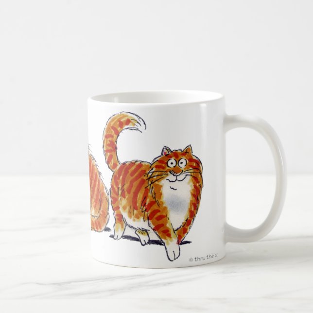 Café Caneca do gato de "Oscar" (Direita)