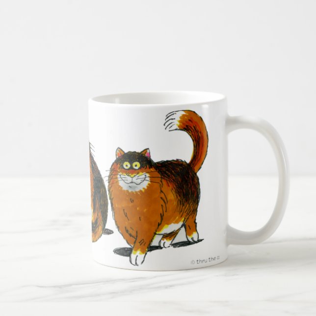 Café Caneca do gato de "Sam" (Direita)