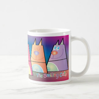 Café Caneca do gato - os gatos de sorriso
