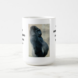 Café Caneca do gorila da barriga de pote