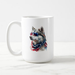 Café Caneca do Husky do Dia 4 de Julho