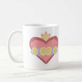 Café Caneca do Imaculado Coração de Maria Desenhado à M