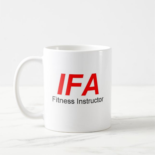 Café Caneca do instrutor da malhação de IFA (Esquerda)