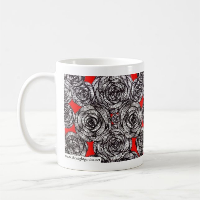 Café Caneca do "jardim de rosas" (Esquerda)