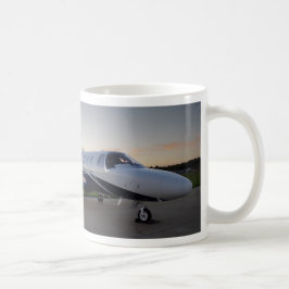 Café Caneca do jato privado de CAPTMOONBEAM