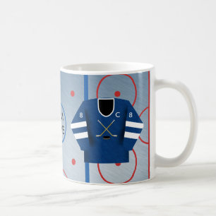 Café Caneca do jérsei de equipe do hóquei em gelo