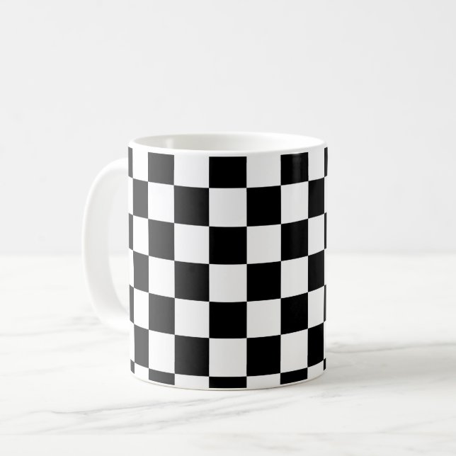 Café Caneca do Jogador de Xadrez (Frente Esquerda)