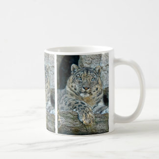 Café Caneca do leopardo de neve