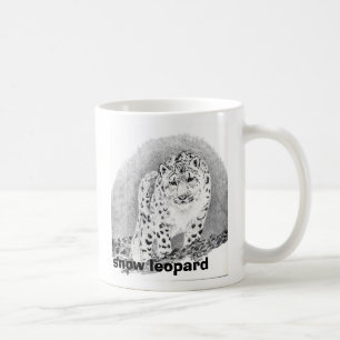 Café Caneca do leopardo de neve