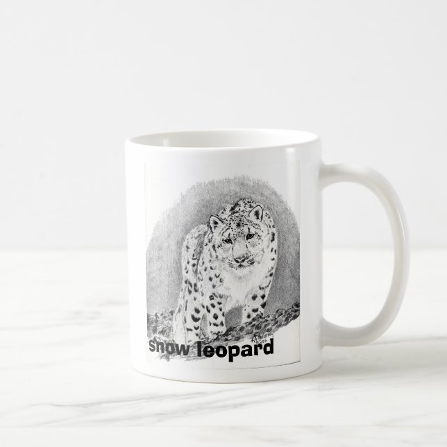 Café Caneca do leopardo de neve (Direita)