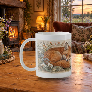Café Caneca do Livro de Histórias da Pequena Raposa Gra