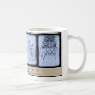 Café Caneca do logotipo da arte de Babaloo