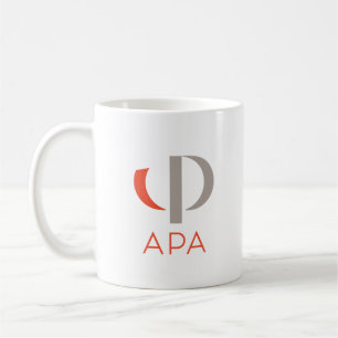 Café Caneca do logotipo de APA