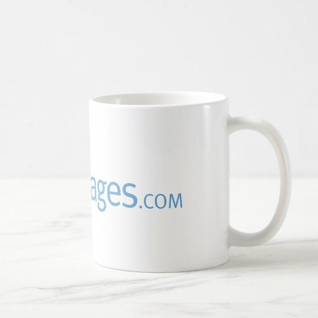 Café caneca do logotipo de CarePages.com (Direita)