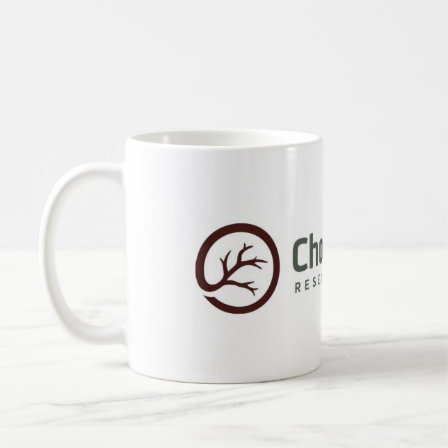 Café Caneca do logotipo de Choroideremia (Esquerda)