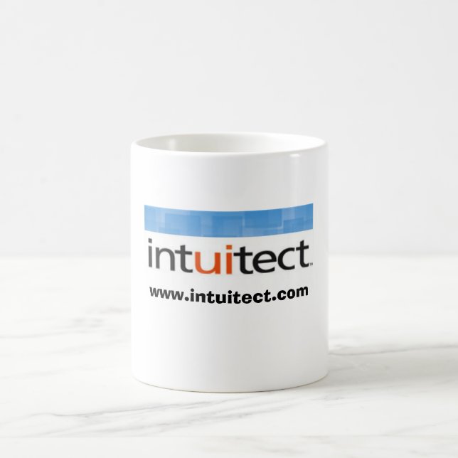 Café Caneca do logotipo de Intuitect (Centro)