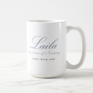 Café Caneca do logotipo de Laila