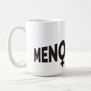Café Caneca do logotipo de Menopodcast - 15 onças