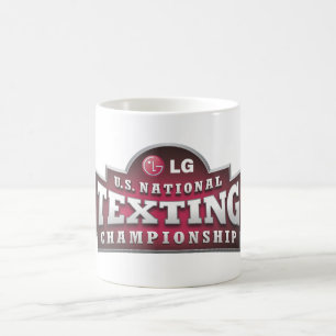 Café Caneca do logotipo de Texter