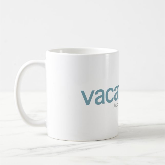 Café Caneca do logotipo de Vcom (Esquerda)