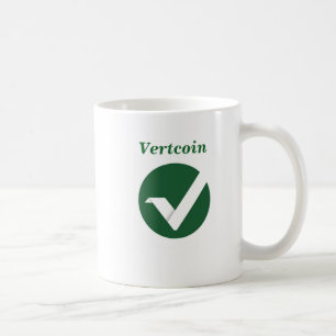Café Caneca do logotipo de Vertcoin