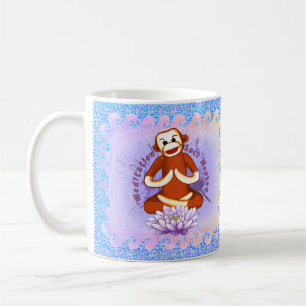 Café Caneca do Macaco de Meia Lótus