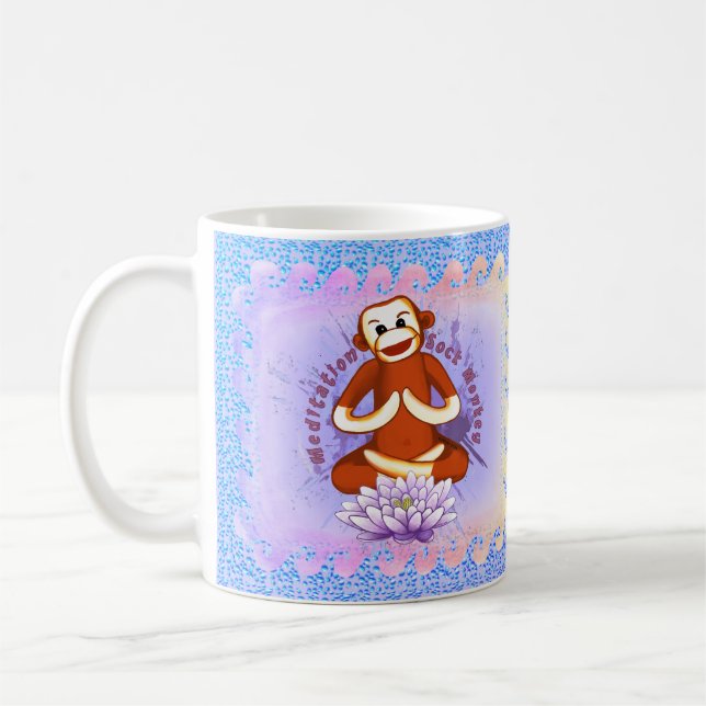 Café Caneca do Macaco de Meia Lótus (Esquerda)