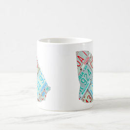 Café Caneca do mapa da matrícula de Geórgia