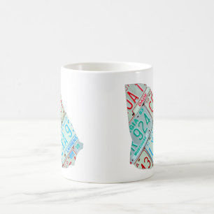 Café Caneca do mapa da matrícula de Geórgia
