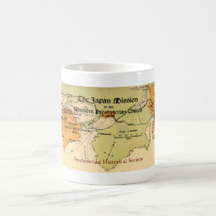 Café Caneca do mapa da missão de Japão