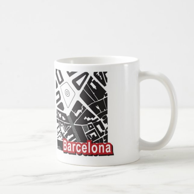 Café Caneca do mapa de Barcelona (Direita)