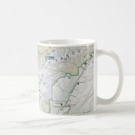 Café Caneca do mapa de Denali (Alaska)