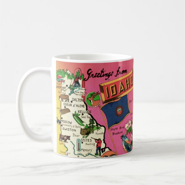 Café Caneca do Mapa de Idaho (Esquerda)