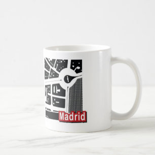 Café Caneca do mapa de Madrid
