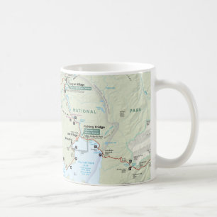 Café Caneca do mapa de Yellowstone