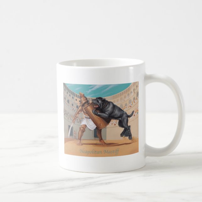 Café Caneca do Mastiff de Neopolitan (Direita)