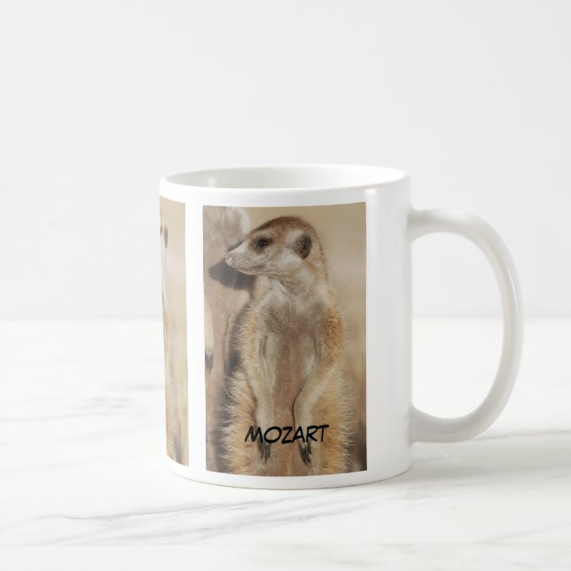 Café Caneca do meerkat de Mozart (Direita)
