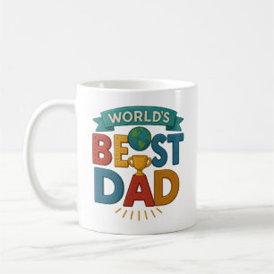 Café Caneca do Melhor Pai do Mundo   Presente de Dia do