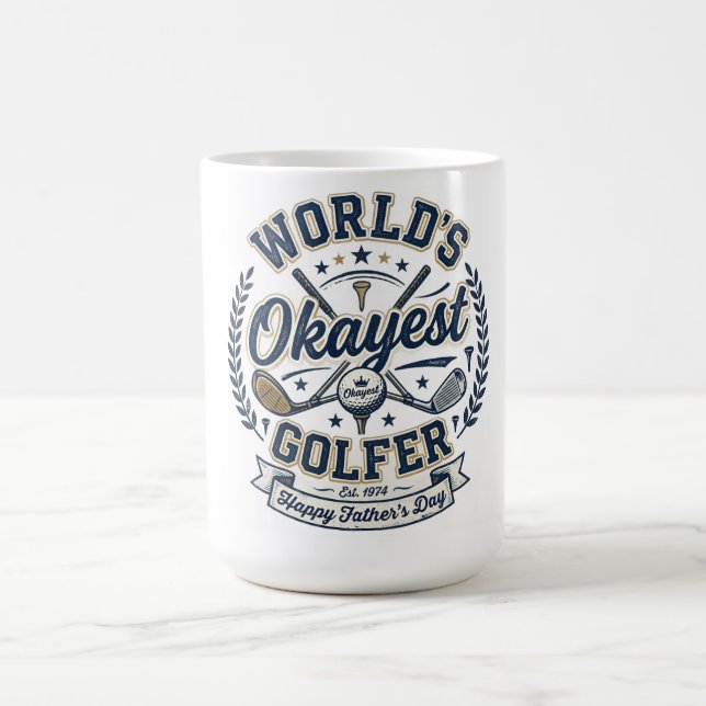 Café Caneca do Melhor Pai Golfista do Mundo Presente de (Centro)
