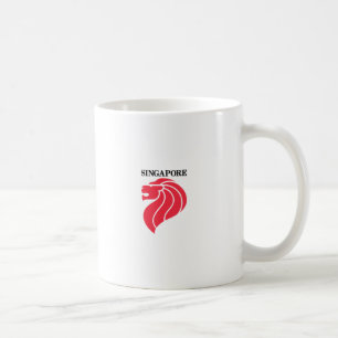 Café caneca do merlion de singapore