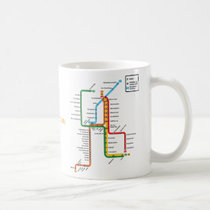 Café Caneca do metro de Amsterdão