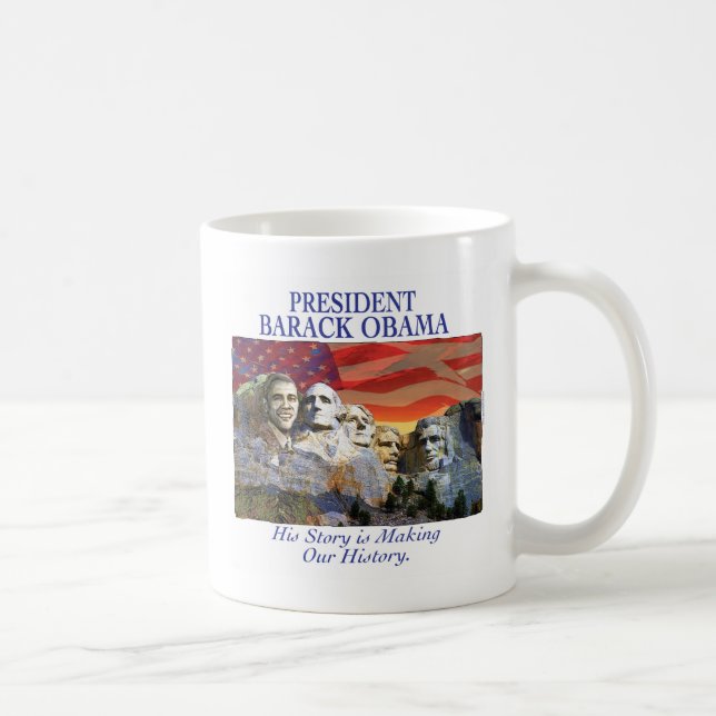 Café Caneca do Monte Rushmore da história do fazer de (Direita)
