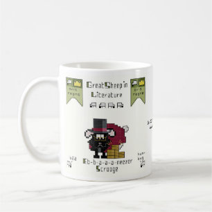 Café Caneca do Natal da farsa de B-a-a-a-h