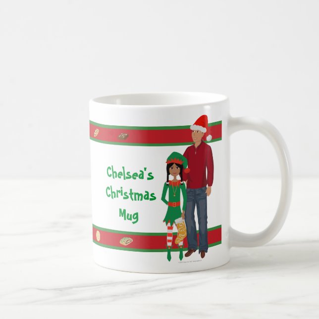 Café Caneca do Natal da troca do biscoito de DHG (Direita)