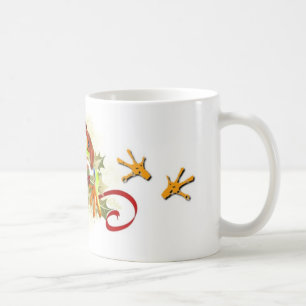 Café Caneca do Natal do sapo de árvore