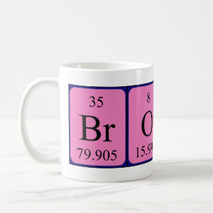 Café Caneca do nome da mesa periódica de Bronte