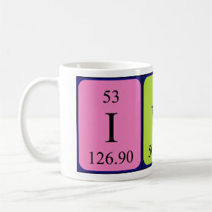 Café Caneca do nome da mesa periódica de Ivar