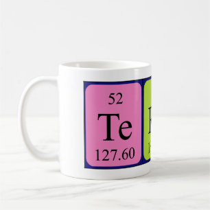 Café Caneca do nome da mesa periódica de Terese