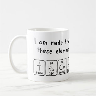Café Caneca do nome da mesa periódica de Tracey