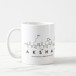 Café Caneca do nome do peptide de Akshay